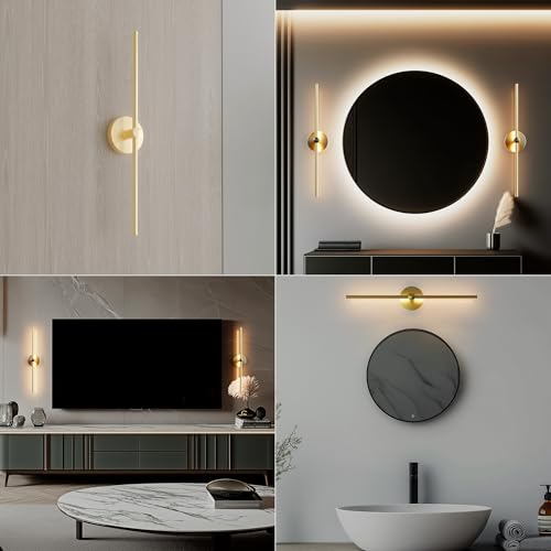 24 Inch LED Indoor Linear Wall Sconces Set of Two (2 Count)