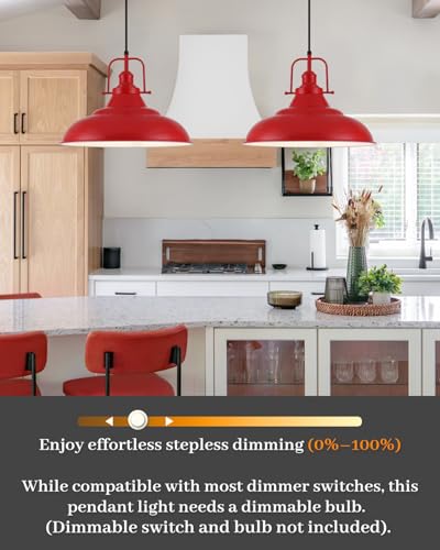 Red Pendant Light