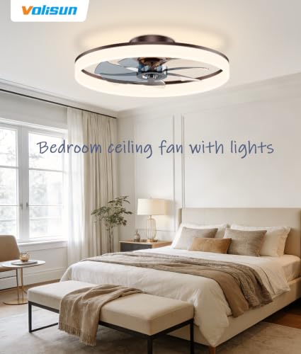 Low Profile Ceiling Fans with Lights and Remote