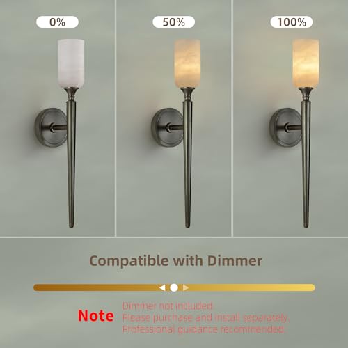 Alabaster Wall Sconce