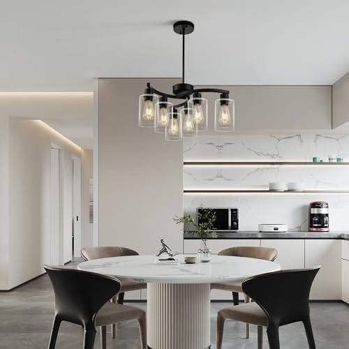 6 Light Modern Farmhouse Chandelier