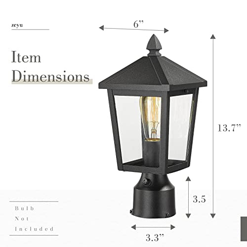 2 Pack Dusk to Dawn Outdoor Post Lights (2 Count)