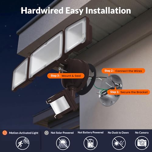LED Security Light Motion Sensor Outdoor Lights