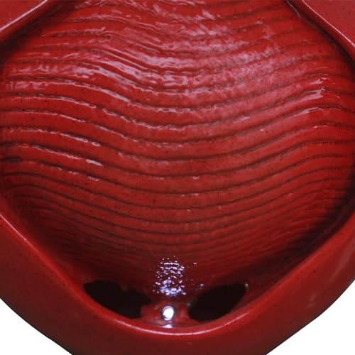 Outdoor Pot Fountain with LED Lights and Pump