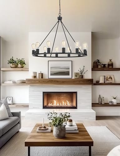 Wagon Wheel Chandelier (12 Count)