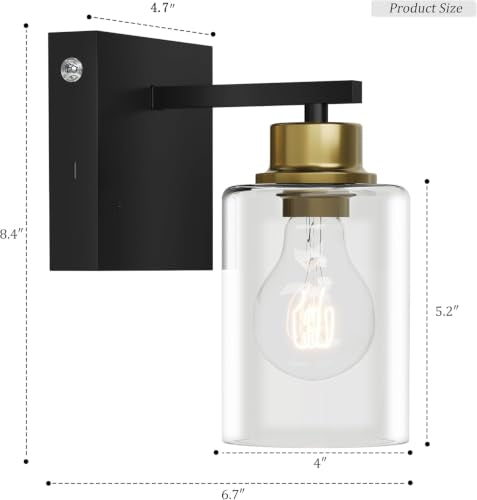 Wireless Battery Operated Wall Sconce Set of Two with Remote Control