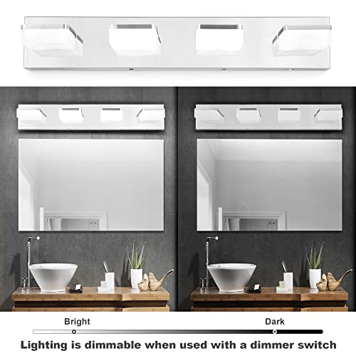 3 Colors Dimmable Vanity Lights for Bathroom