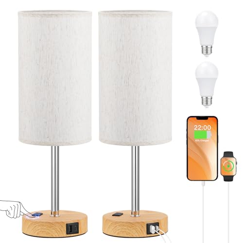 Touch Bedside Table Lamps Set of 2 (2 Count)