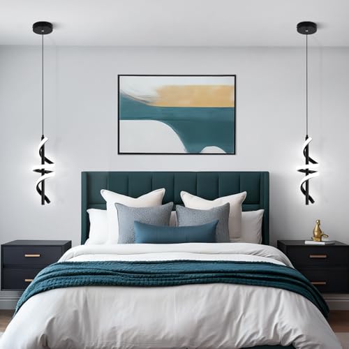 3 Packs Black Pendant Light Fixtures