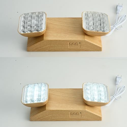 Plug in Emergency Lights for Business Home Power Failure 4Hours 300lm LED Rechargeable Light Fixtures with Battery Backup