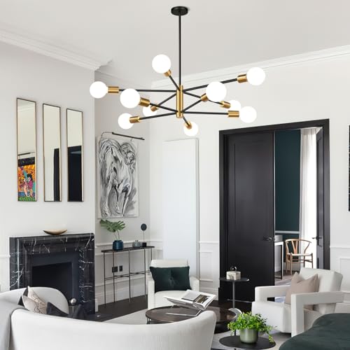 11" 52" Height Adjustable Modern Chandelier Ceiling Light Fixture