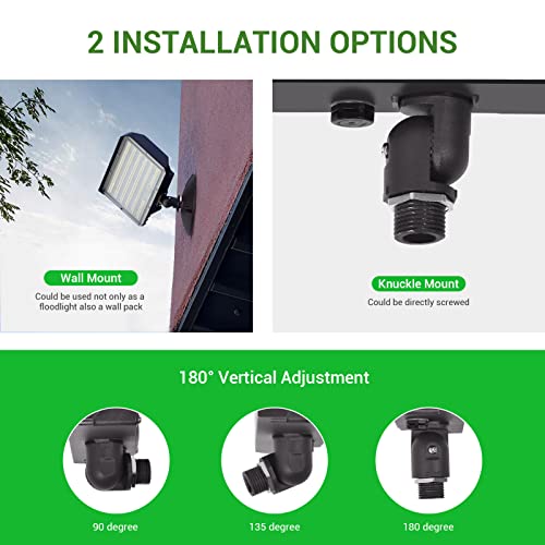 2Pack 80W LED Flood Light Outdoor (2 Count)
