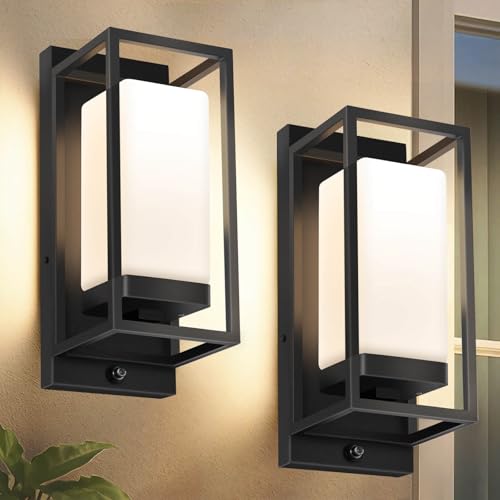 Dusk to Dawn Outdoor Wall Lights 2 Pack