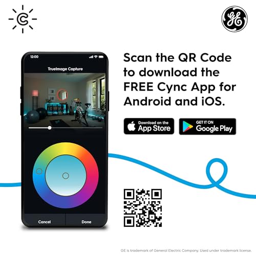 GE CYNC Smart LED Light Bulb (2 Count)