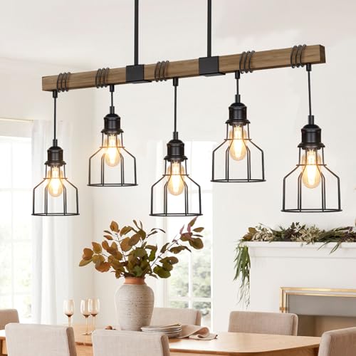 5 Light Dining Room Light Fixture Pendant Lights Kitchen Island
