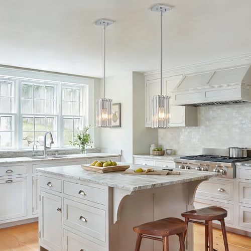 Modern Crystal Pendant Lights Kitchen Island
