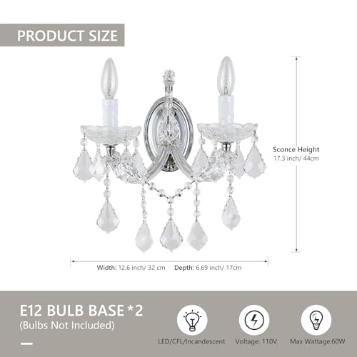 Crystal Wall Sconce Lighting