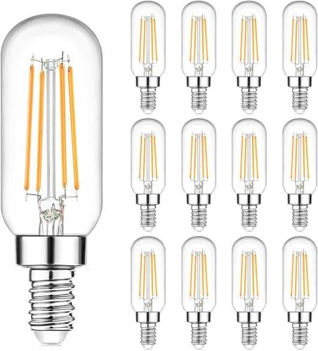 E12 Edison LED Light Bulbs 40 Watt Equivalent Candelabra (12 Count)