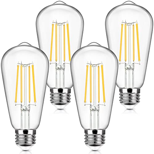 4 Pack Vintage LED Edsion Bulbs 100W Equivalent (4 Count)