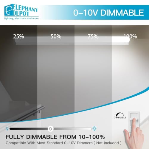 4FT LED Stairwell Light Fixture with Motion Sensor