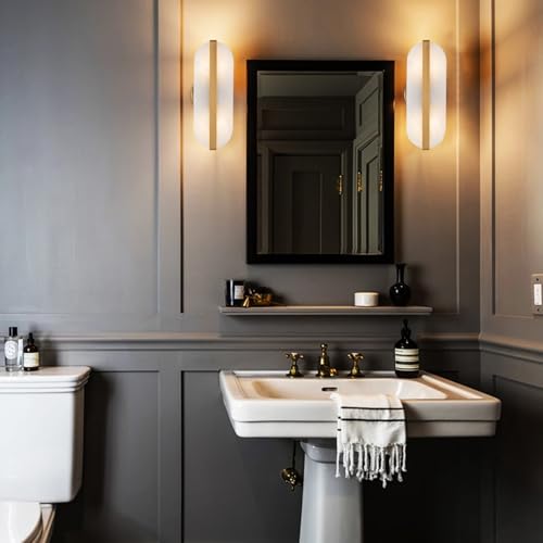 Natural Alabaster Wall Sconces Set of Two Marble Wall Sconces Hardwired