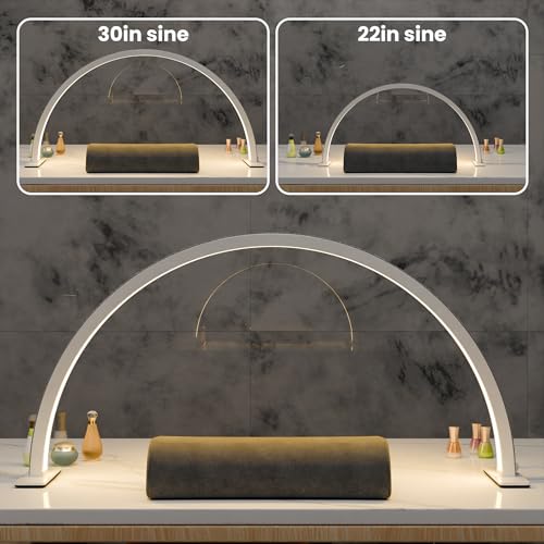 Large Half Moon Light for Nail Desk