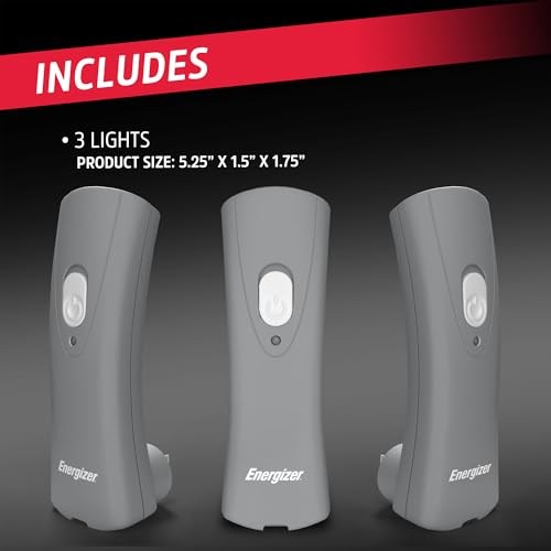 Auto On LED Flashlights Rechargeable (3 Count)