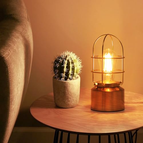 Small Touch Gold Table Lamp for Small Spaces