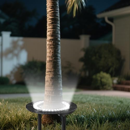 Wireless Solar Palm Tree Lights Outdoor