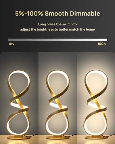 Gold Cool Table Lamps Set of 2 (2 Count)