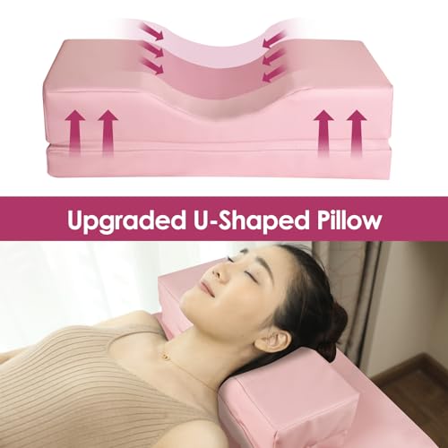 Portable Lash Bed for Lash Extensions with Eyelash Pillow