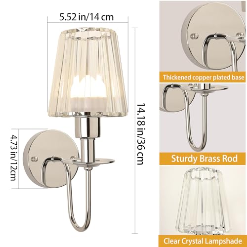 Battery Operated Wall Sconces Set of 2 (2 Count)