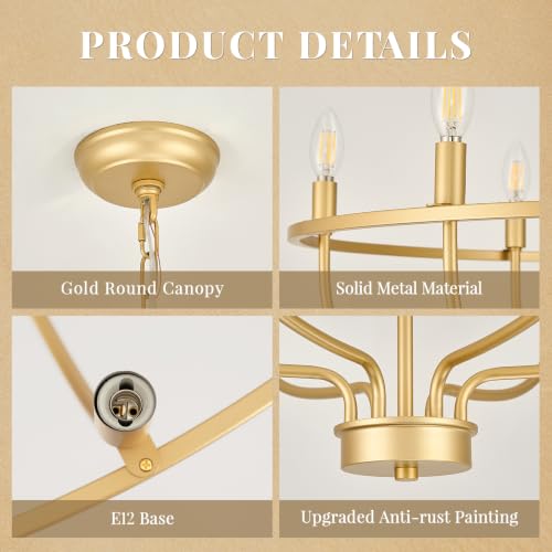 Gold Chandelier