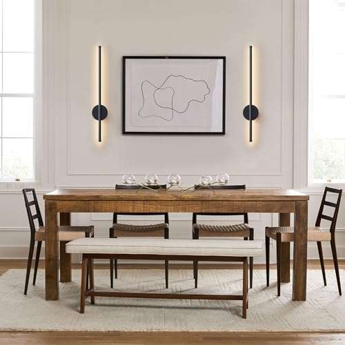 Battery Operated Modern Wall Sconce Set of Two (2 Count)