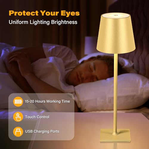 2 Pack Cordless Table Lamps (2 Count)