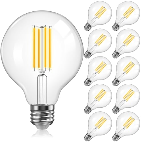 G25 LED Globe Light Bulbs for Vanity (10 Count)