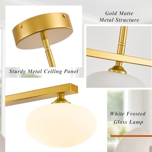 Gold Linear Chandelier