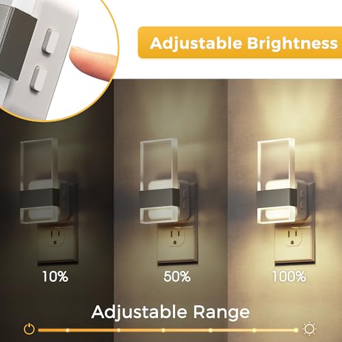 Night Light Adjustable Color Temperature Night Lights 2 Pack (2 Count)