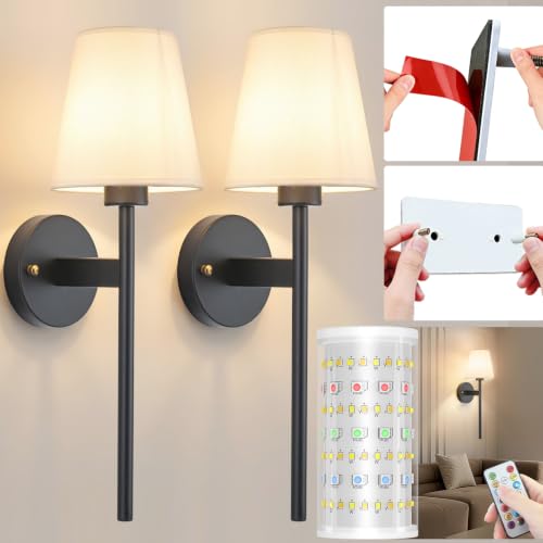 Battery Operated Wall Sconce (2 Count)