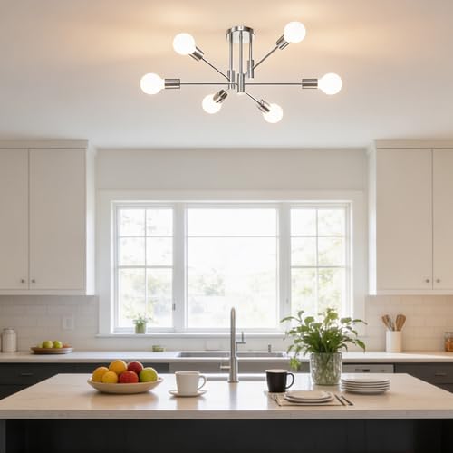 Modern Sputnik Chandelier