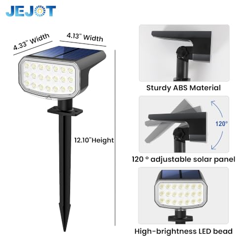 Solar Spotlights Outdoor Waterproof with Focus Beam