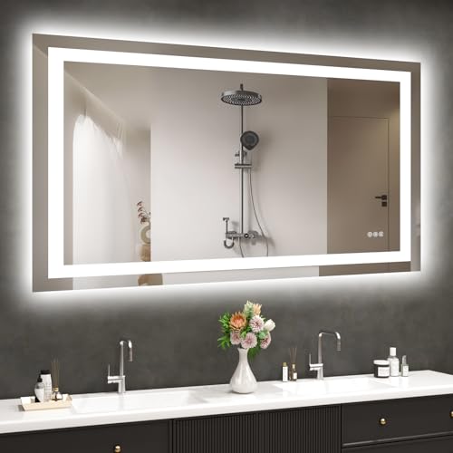 48"X32" LED Bathroom Mirror with Lights