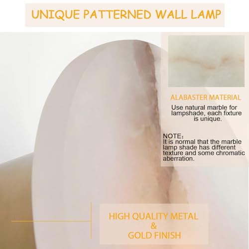 Gold Modern Wall Sconces for Bathroom