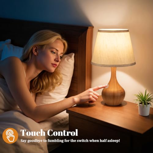 16.1" Touch Table Lamp for Nightstand