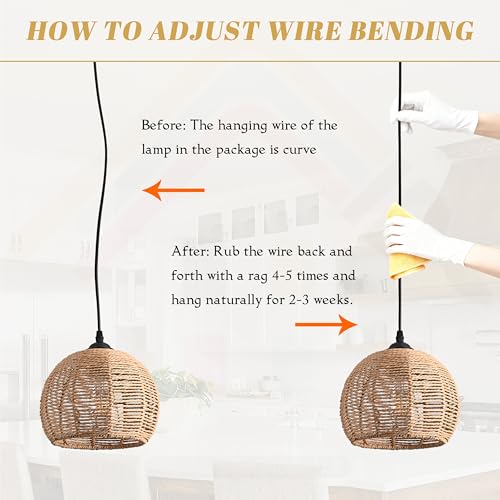 8 Light Woven Foyer Chandeliers for High Ceiling H100"