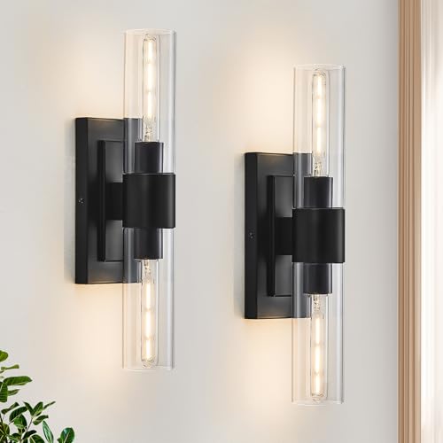 Black Wall Sconces Set of Two (2 Count)