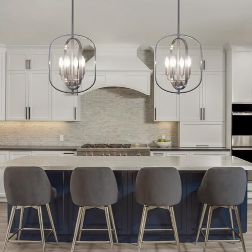 Nickel Chandelier Light