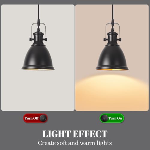 Black Pendant Light 2 Pack (2 Count)