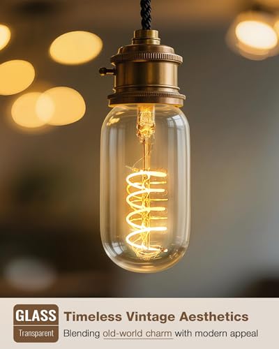 T45 Soft White Edison Bulbs (4 Count)
