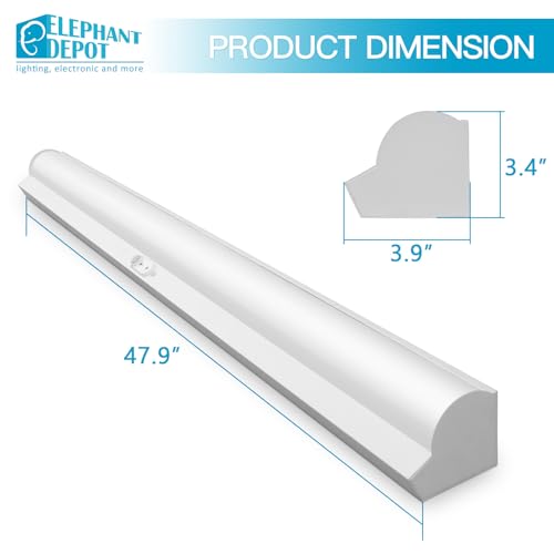 4FT LED Stairwell Light Fixture with Motion Sensor